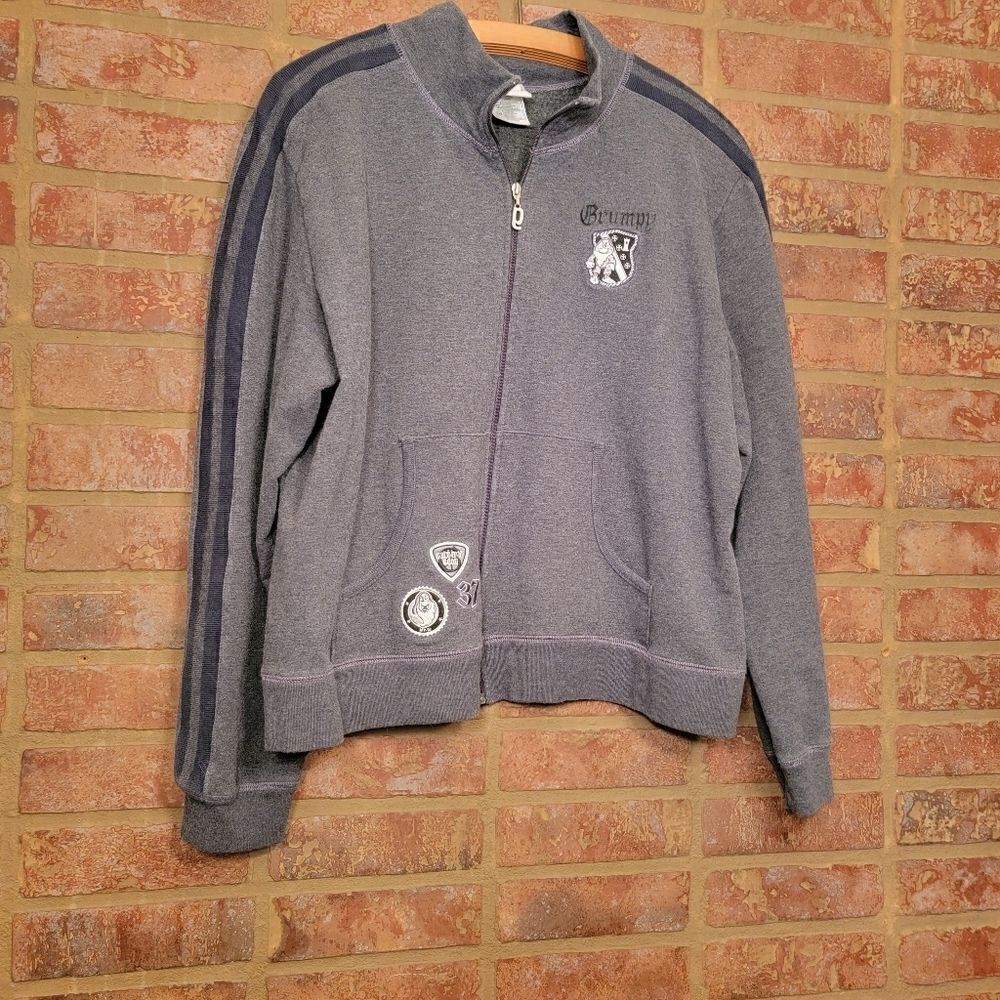 Disney store grumpy full zip sweatshirt adult Size XXL